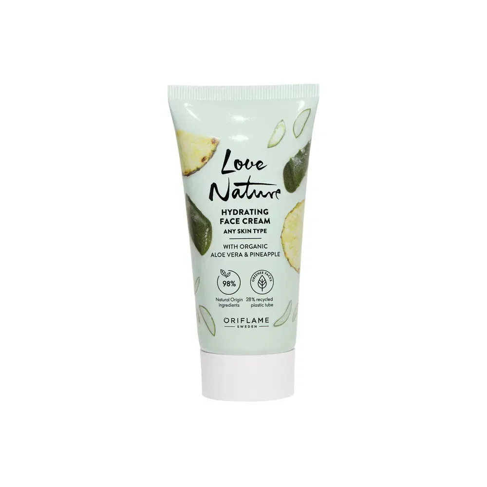 کرم صورت Hydrating Organic Aloe Vera & Pineapple - تصویر ۱ کرم صورت Hydrating Organic Aloe Vera & Pineapple - تصویر ۱