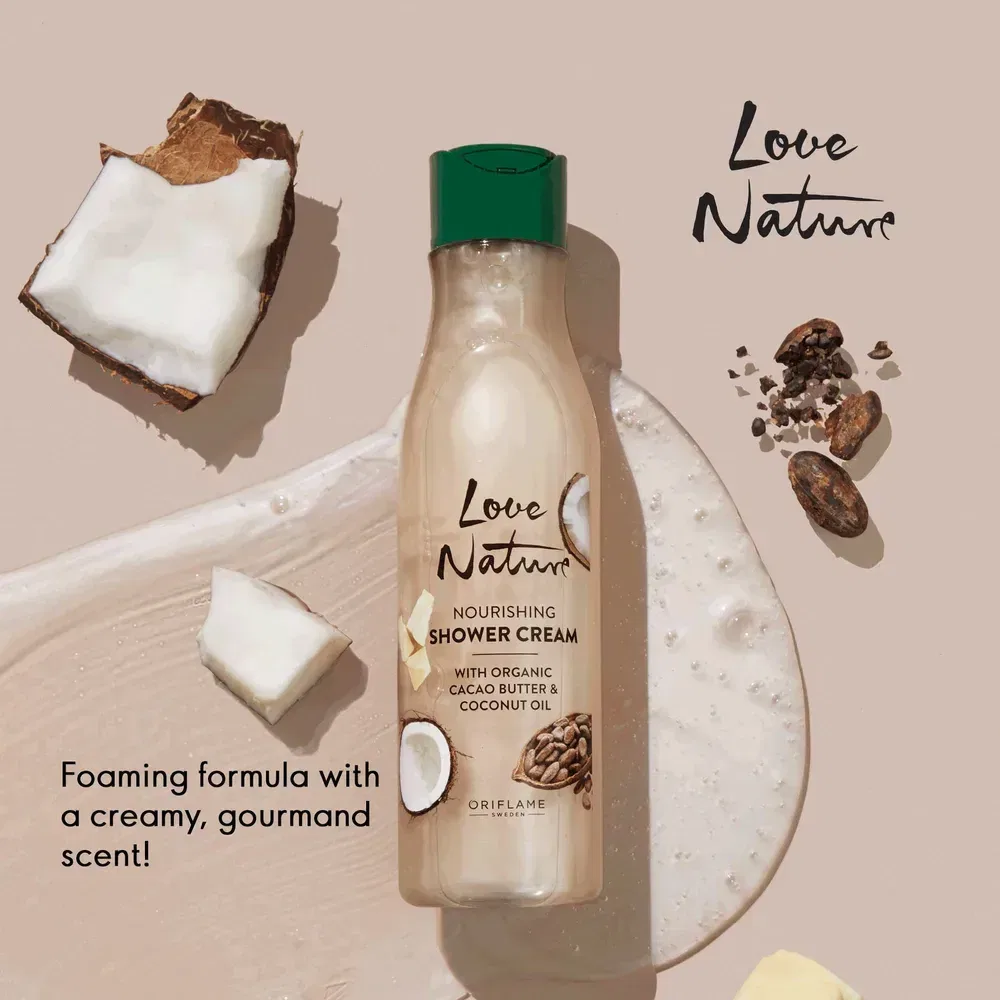 کرم دوش Nourishing Organic Cacao Butter & Coconut Oil - تصویر ۱